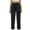 Black, variant on Bigersell Women Ripped Boyfriend Pants Full Length Women's Casual Loose Overalls Black Pocket Straight Leg Pants Stretch Ripped Skinny Overall Jeans