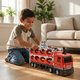 thumbnail image 3 of Transforming Toy Car Transport Truck With Collapsible Tracks And Alloy Cars, 3 of 6