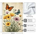 thumbnail image 3 of 2 Pcs Funny Kitchen Towels,Vintage Butterfly and Flower Microfiber Dish Towels,Kitchen Tea Towels,Kitchen Towel Set (18" X 26"), 3 of 3