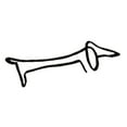 thumbnail image 1 of yuksok Abstract Dog Sculptures Animal Figurines Statues Gift Present Desktop, 1 of 9