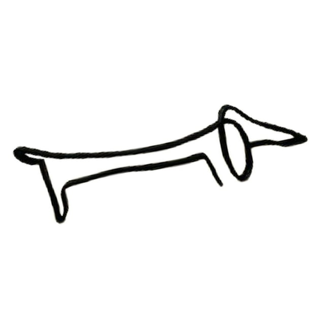 yuksok Abstract Dog Sculptures Animal Figurines Statues Gift Present Desktop