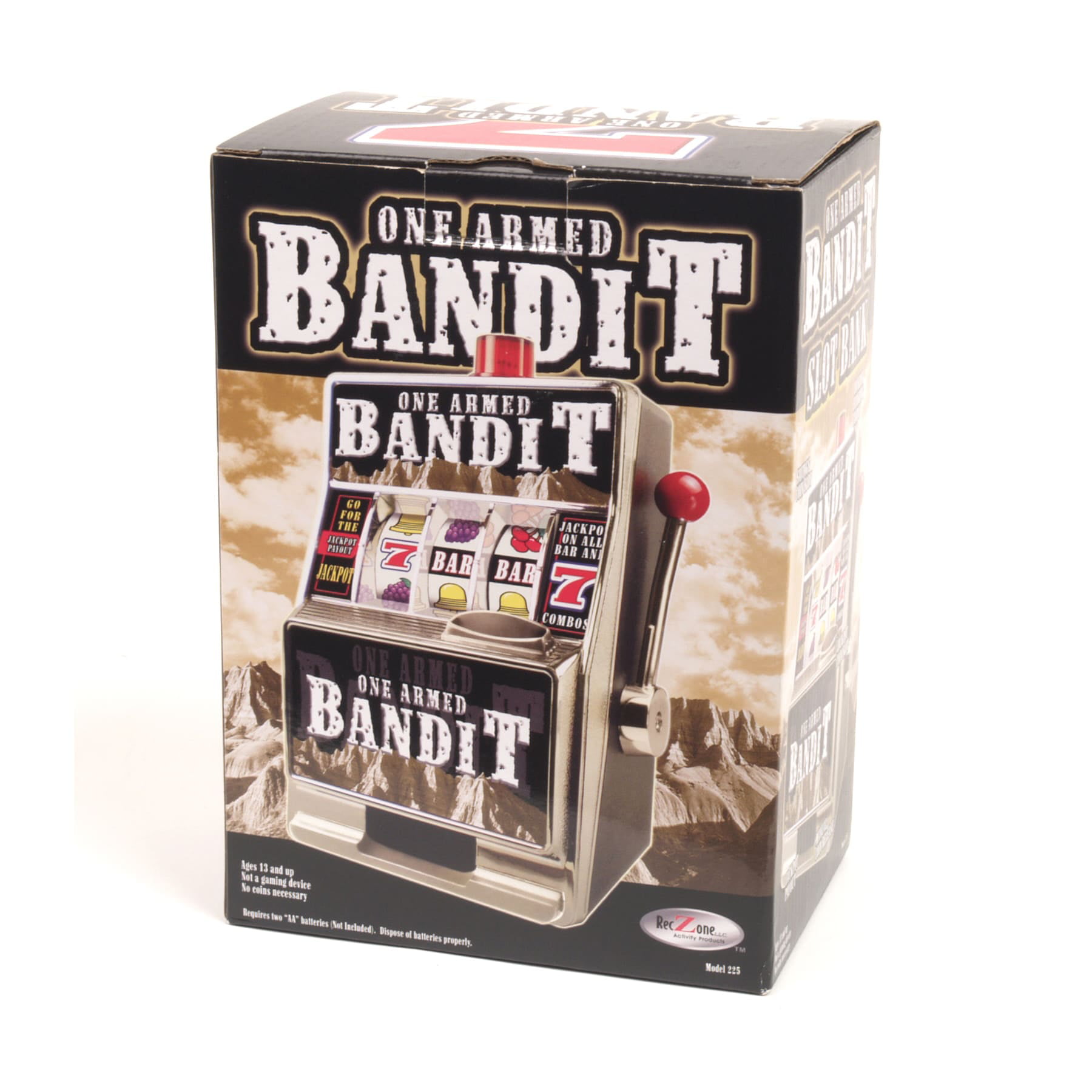 FREE S/H * Saving Bank Las Vegas Style One Armed Bandit Toy Slot Machine 