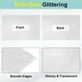 thumbnail image 3 of Uxcell 3 PCS Glitter Pearl Acrylic Sheet,12" x 8" x 1/8" Pearlescent Cast Pmma Plastic Sheets for DIY Art Crafting,White, 3 of 6