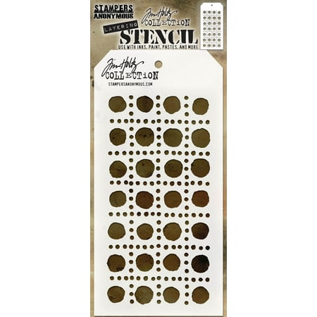 UPC: 0793888453302 | Tim Holtz Layered Stencil 4.125 X8.5 -Dotted Line