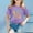 Purple, variant on NAISIBABY Girls Short Sleeve Tee Size 7, Crewneck Funny Prints Summer Soft Kids School Casual Tee (3-12T)