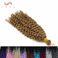 thumbnail image 2 of SEGO Jerry Curl Crochet Hair Bundles Marlybob Crochet Hair Kinky Curly Water Wave Crochet Hair Braids For Women Bohemian Curl Crochet Hair Extension Black to Light Auburn 3 Bundle, 2 of 6
