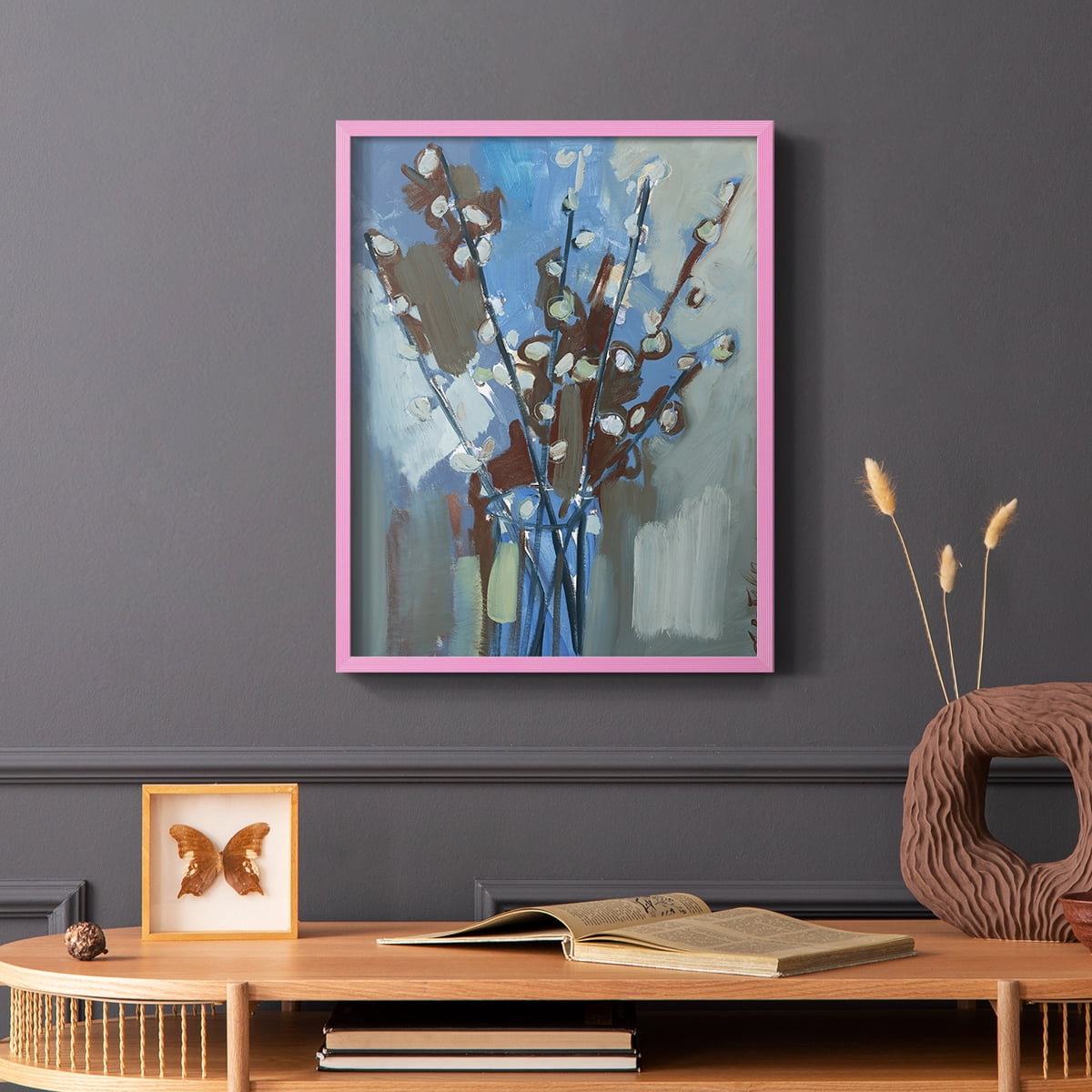 Winter Willow I Framed Print - Solid Wood in Single Picture Frame Solid Wood 2 Framed Print