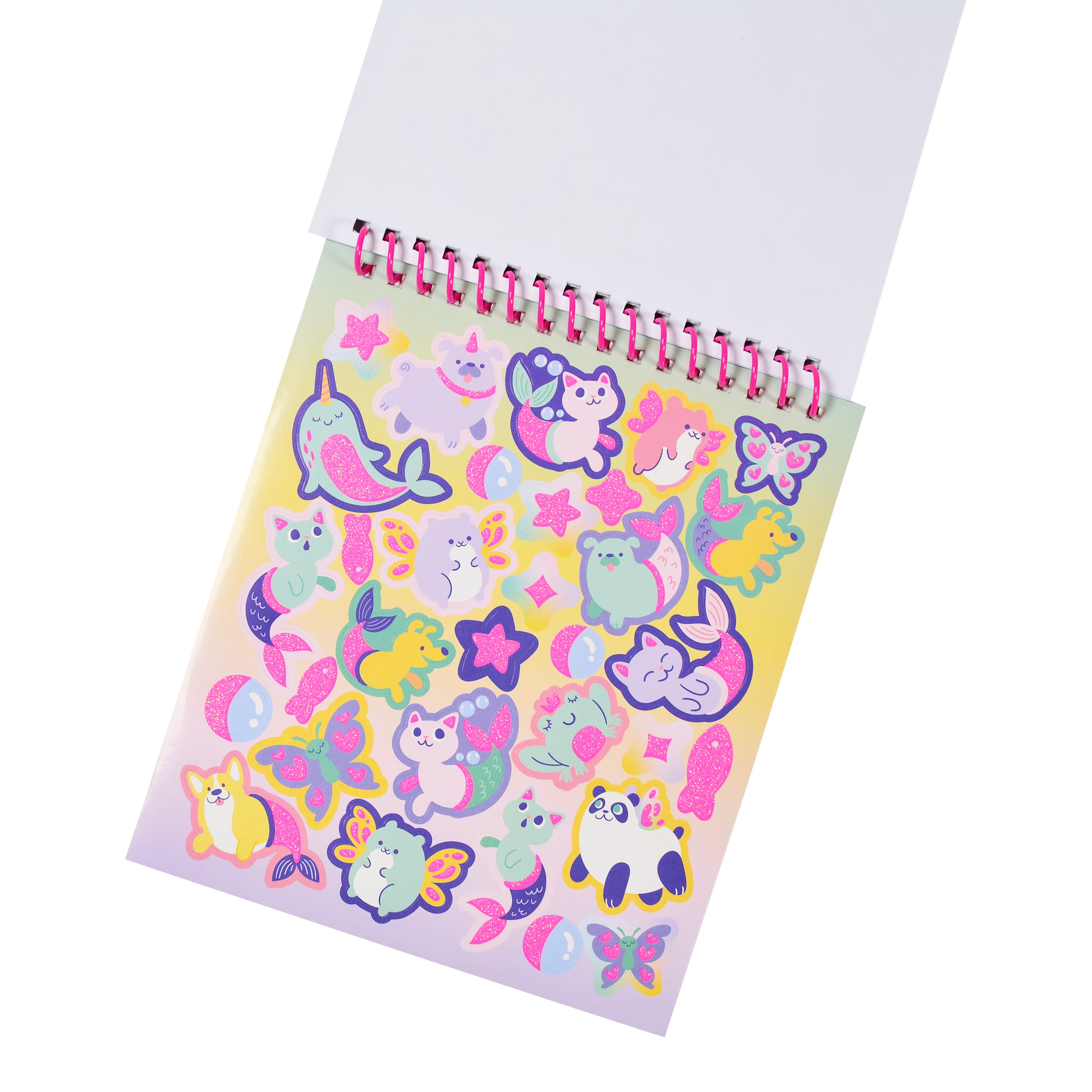 24pcs/set 440+ Totes Adorbs Colorful Fun Craft Stickers for Scrapbooks  Planners Gifts and Rewards 32 Pages Glitter Sticker Book for Kids Ages 6+  and Up
