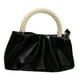 thumbnail image 2 of Bolso de mano para mujer de piel sintética, ligero, informal, pequeño, tipo clutch, elegante, tipo bandolera Negro, 2 of 9