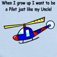 thumbnail image 2 of CafePress - Helicopter Pilot Uncle Infant Bodysuit - Baby Light Bodysuit, Size Newborn - 24 Months, 2 of 4
