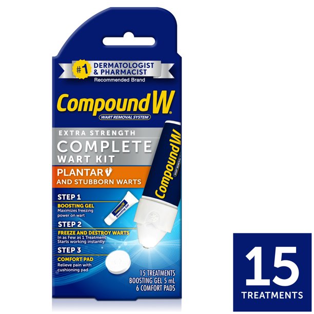 Compound W Freeze Off Complete Wart Kit for Plantar & Stubborn Warts