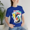 thumbnail image 5 of Uno Card Game Tshirt - Fun Draw 4 Stack Design - Draw 4 Tshirt, 5 of 6