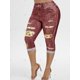 thumbnail image 2 of 3D girasol talle alto más el tamaño de Capri Jeggings Rosegal  Leggings de talla grande, 2 of 5