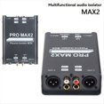 thumbnail image 2 of Aislador de Audio de 2 Vías Eliminador de Ruido de Corriente de Audio XLR 6.5 Mezclador Lotus Isolator Transmisión en, 2 of 7