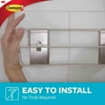 thumbnail image 4 of Shower Caddy Command, níquel satinado, resistente al agua, 3 kg, 4 of 9
