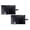 A51 Black 12.6"x9.8" 2Pack, variant on 2Pcs Multifunctional Expanding File Folder With Multiple Pockets For Organization And Storage In School Or Home Use Office Craft Stationery