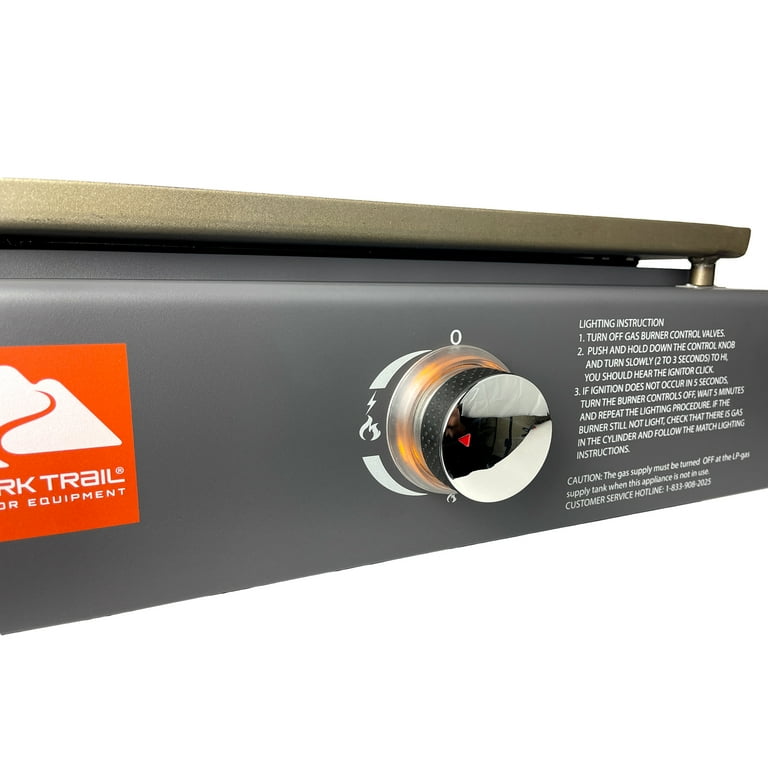 Ozark Trail 1 Burner Tabletop Propane Griddle Gray