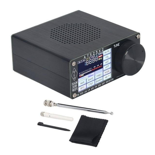 Receptor de radio de banda completa DSP de onda corta multimodo con escaneo de espectro ATS25X2