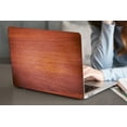 thumbnail image 5 of KSK KAISHEK Hard Case Shell Cover for 2022/2021/2020/2019/2018 Released MacBook Air 13" with Touch ID USB Type-C Model: A2337 m1 A2179 A1932 Wood grain 56 + Black Keyboard Cover, 5 of 5