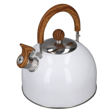 

Home Whistling Kettle White Whistling Kettle Convenient Practical Fast Heating For Apartments