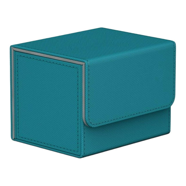 jinwen Sturdy Trading Card Deck Box Storage Custom Deckbox Divider For Card Blue1