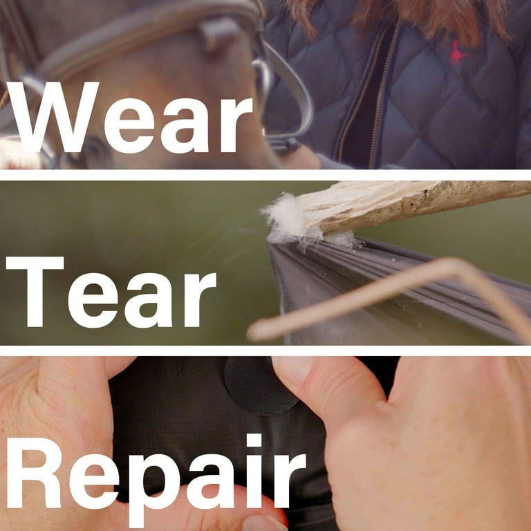 Pro-Fix Self-Adhesive Down Jacket Repair Patches - Dark Gray