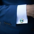 thumbnail image 4 of Turtle Stylish Stainless Steel Cufflinks Set for Dress Shirts - for Formal Events, 4 of 6