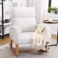 thumbnail image 1 of Silla mecedora HCHAIRH Sherpa con respaldo alto para lactancia, 1 of 9