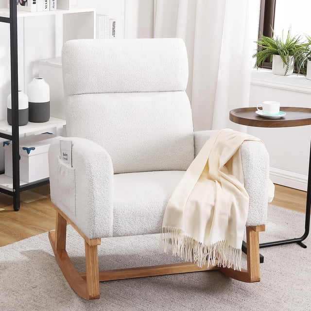 Silla mecedora HCHAIRH Sherpa con respaldo alto para lactancia