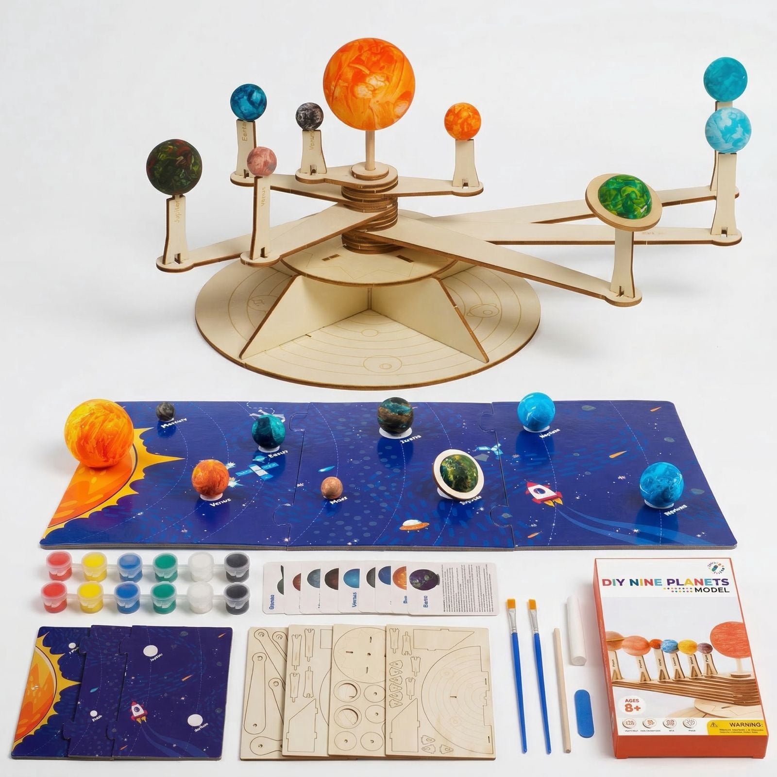 Glowing 3D Planets Kit- - Walmart.com