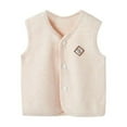thumbnail image 5 of XBASW Toddler Baby Cotton Vests Warm Sleeveless Jacket Infant Soft Autumn Winter Cardigan Waistcoat Outwear for Boys Girls 6M-5T, 5 of 8