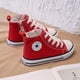 thumbnail image 5 of Zapatos para niños, zapatos de lona para niñas, zapatos de bebé de primavera y otoño, zapatos para niños y niñas, zapatos para niños medianos y grandes con cremallera lateral y caña alta, 5 of 6