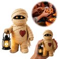 thumbnail image 5 of Halloween Lighted Monster Lantern Resin Craft Decoration, Spooky Tabletop Lamp for Home, Mantel, Halloween Party Indoor Decor, 5 of 7