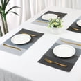 thumbnail image 7 of Unique Bargains 8 Packs Placemats for Kitchen Dining Table Decor Washable Gray 18x12in, 7 of 7