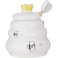 thumbnail image 1 of Sweet As Can Bee Ceramic Honey Pot with Wooden Dipper, 1 of 9