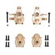 thumbnail image 2 of Front Steering Knuckles CNC Fácil de usar Portal interior PERFECT PERFECT MATCH ESTABLE CONVENIENTE PARA LLEVAR LUGAR LUZ-PESO RC MODELO PARTE 1 SET 1 tholdsy FN001666-00, 2 of 6