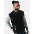 thumbnail image 3 of Men Full Sleeve Stylish Casual Windcheater Varsity Jacket, 3 of 6