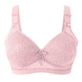 thumbnail image 2 of VEKDONE Women Padded Push Up Bras Adjustable Everyday Soft Underwire T-Shirt Bra Pink,44BCD, 2 of 4