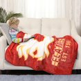 thumbnail image 1 of NHL Calgary Flames Plush Super Soft Blanket, 40" x 50", 1 of 4
