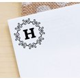 thumbnail image 4 of Printtoo Alphabet H Monogram Octagon Celtic Swirl Frame Self Inking Rubber Stamp Office Stationary, 4 of 7