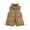 #0041-Coffee, variant on Women's Winter Crop Vest Lightweight Sleeveless Warm Outerwear Puffer Vest Gilet