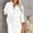 White, variant on under 10.00 LYXSSBYX Womens Long Sleeve Dress Women's Funny Fashion Solid Color Buttons Long Sleeve Loose Tops Blouse
