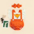 thumbnail image 2 of WEAIXIMIUNG Baby Boy Clothes Baby Girls Cartoon Animal Pattern Jumpsuit Playsuit Overalls Outfit Rompers 12-18 Months, 2 of 9