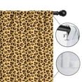 thumbnail image 4 of Blackout Kids Curtains,Yellow and Brown Of Cheetah Print Childrens Insulated Curtains Set Of 2,Bedroom Essentials,Toddler Room Decor 52"x63", 4 of 5