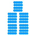 thumbnail image 1 of ZLight Inflated Swimming Pool Repair Patch Inflatable Boat Mattress Waterproof Patches Strong Stickiness Puncture Fixing Round 20PCS 5Set, 1 of 6