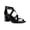 Black, variant on Womens Rowen Faux Leather Buckle Strappy Sandals