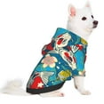 thumbnail image 2 of Haiem Japanese Koi for Winter Dog Hoodie Sweatshirts with Pockets Warm Dog Clothes for Small Dogs Chihuahua-Small, 2 of 7
