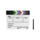 thumbnail image 2 of Dry Erase Acrylic Director Film Clapboard Película TV Cut Acción Scene Clapper Board Slate, Blanco MABOTO  Tablero de aplausos, 2 of 6