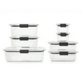 thumbnail image 2 of Rubbermaid Brilliance StainShield Plastic Food Storage Containers, 14-Piece Set, 2 of 5