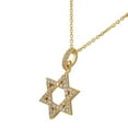 thumbnail image 2 of 925 Sterling Silver Classic Jewish Star of David CZ Pendant Necklace, 2 of 3